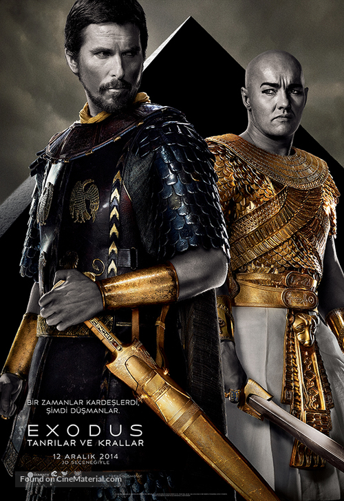 Exodus: Gods and Kings - Turkish Movie Poster