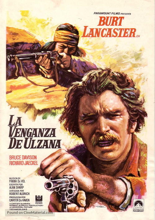 Ulzana&#039;s Raid - Spanish Movie Poster