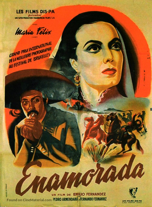 Enamorada - French Movie Poster