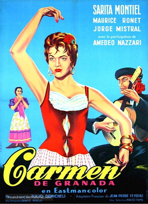Carmen la de Ronda - French Movie Poster