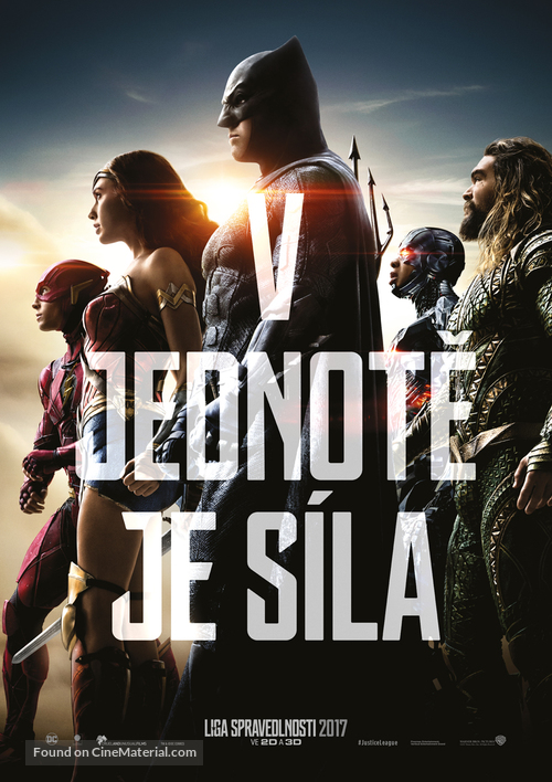 Justice League - Czech Movie Poster
