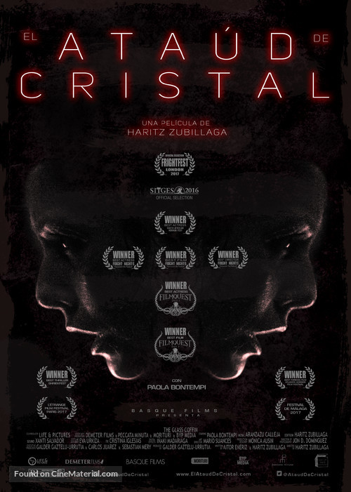 El ata&uacute;d de cristal - Spanish Movie Poster