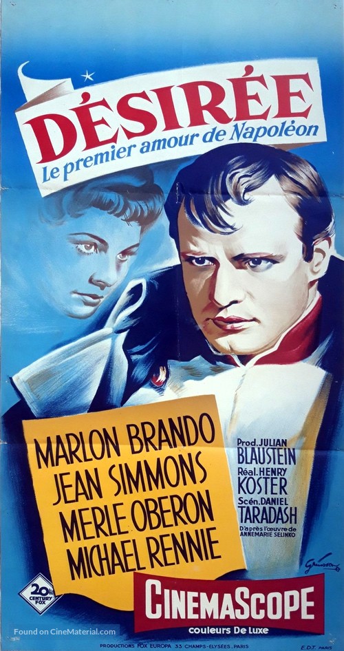 Desir&eacute;e - French Movie Poster
