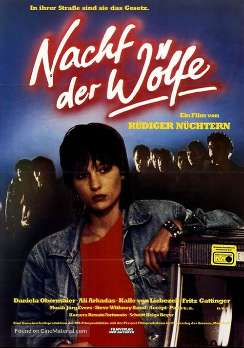 Nacht der W&ouml;lfe - German Movie Poster