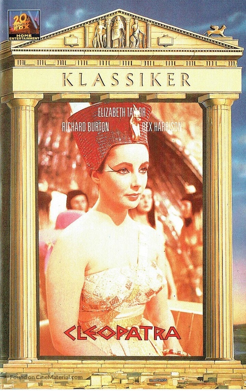 Cleopatra - German VHS movie cover