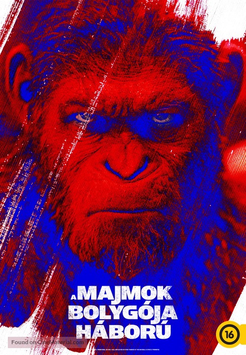War for the Planet of the Apes - Hungarian Movie Poster