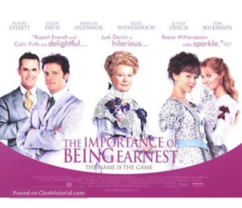 The Importance of Being Earnest - British Movie Poster