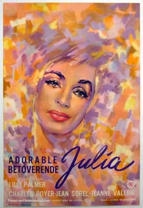 Julia, du bist zauberhaft - Belgian Movie Poster