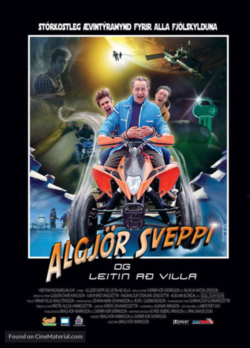 Algj&ouml;r Sveppi og leitin a&eth; Villa - Icelandic Movie Poster