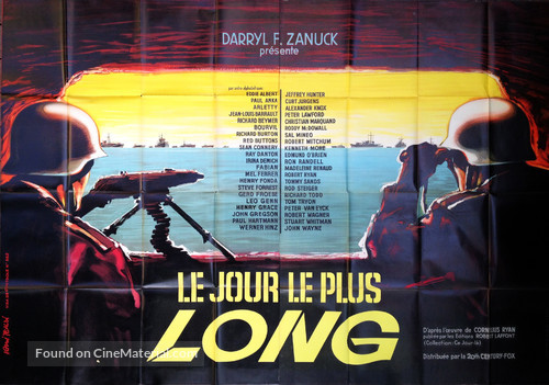 The Longest Day - French Movie Poster