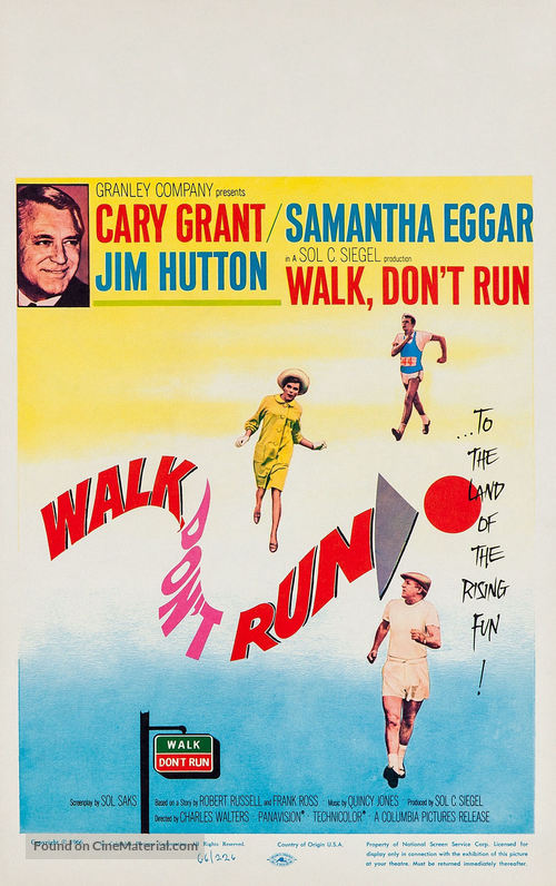 Walk Don&#039;t Run - Movie Poster