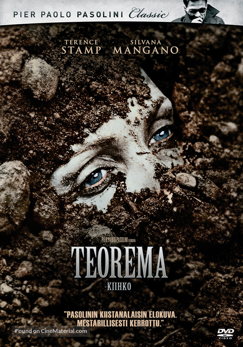 Teorema - Finnish DVD movie cover