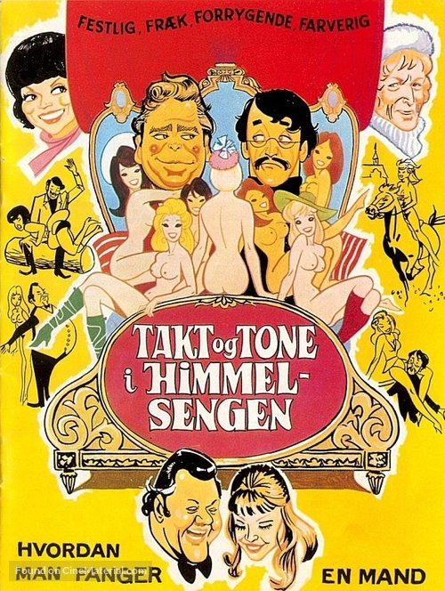 Takt og tone i himmelsengen - Danish Movie Poster