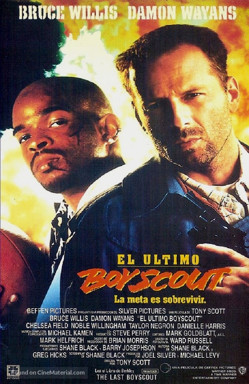 The Last Boy Scout - Argentinian VHS movie cover