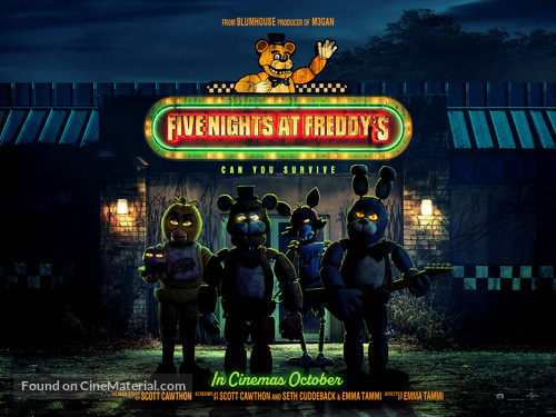 Five Nights at Freddy&#039;s - British Movie Poster