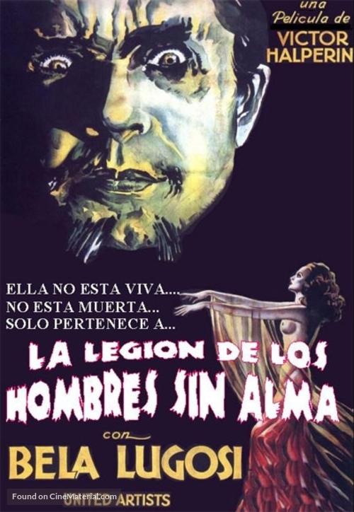 White Zombie - Spanish Movie Poster