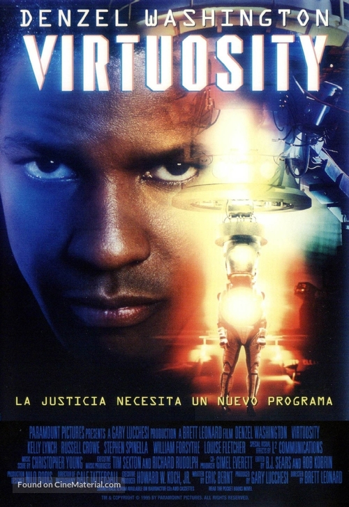 Virtuosity - Spanish Movie Poster
