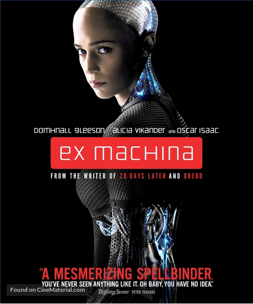 Ex Machina - Blu-Ray movie cover