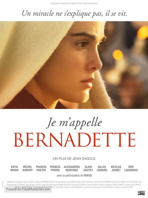 Je m&#039;appelle Bernadette - French Movie Poster