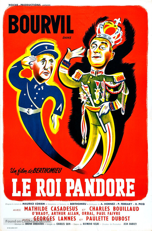 Le roi Pandore - French Movie Poster