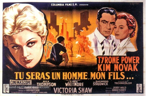 The Eddy Duchin Story - French Movie Poster