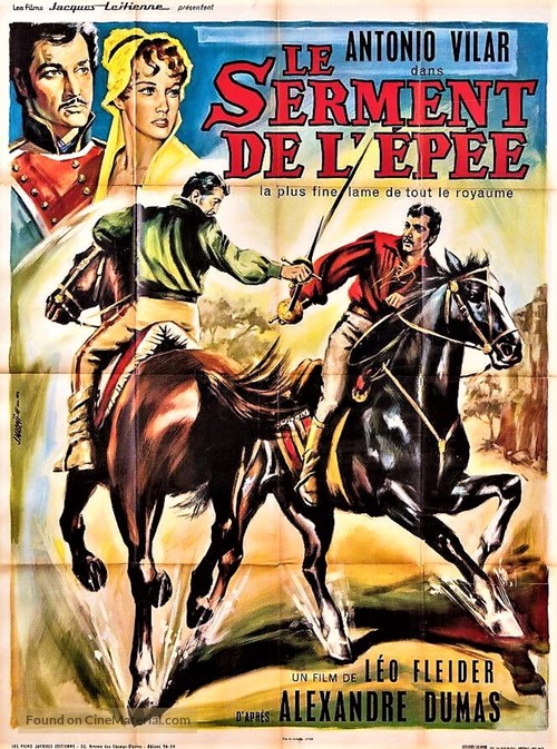 Los hermanos corsos - French Movie Poster