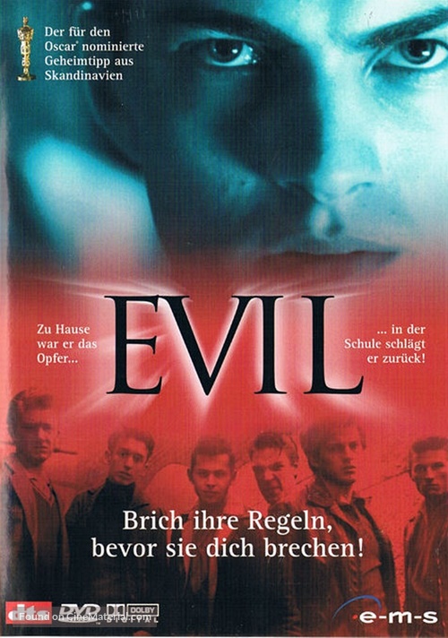 Ondskan - German DVD movie cover