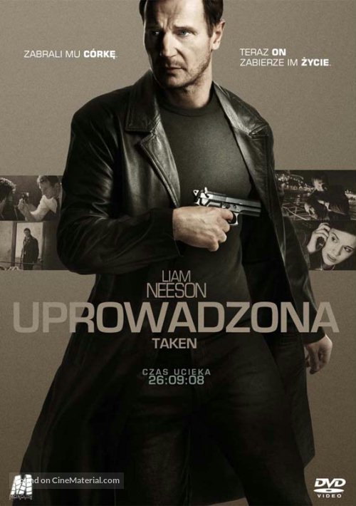 Taken - Polish DVD movie cover