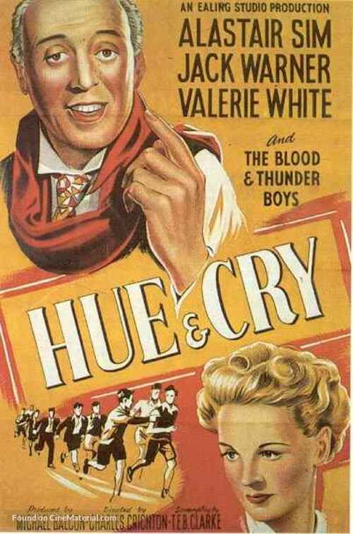 Hue and Cry - British Movie Poster