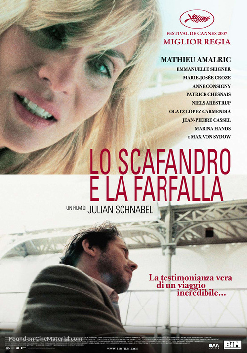 Le scaphandre et le papillon - Italian Movie Poster