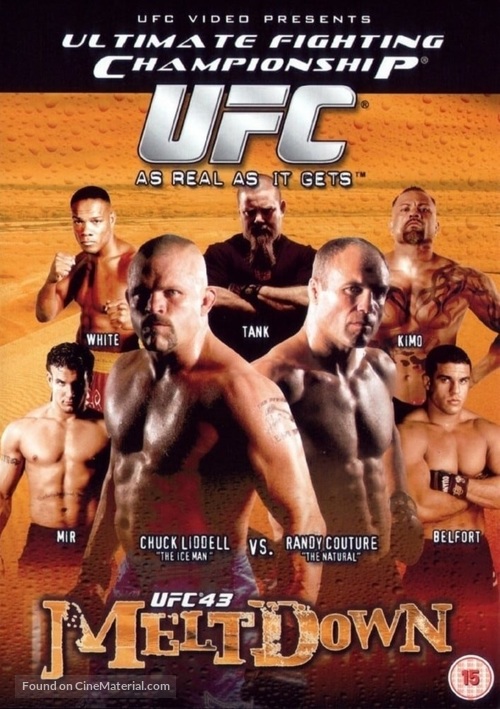 UFC 43: Meltdown - British DVD movie cover