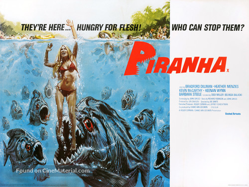 Piranha - British Movie Poster