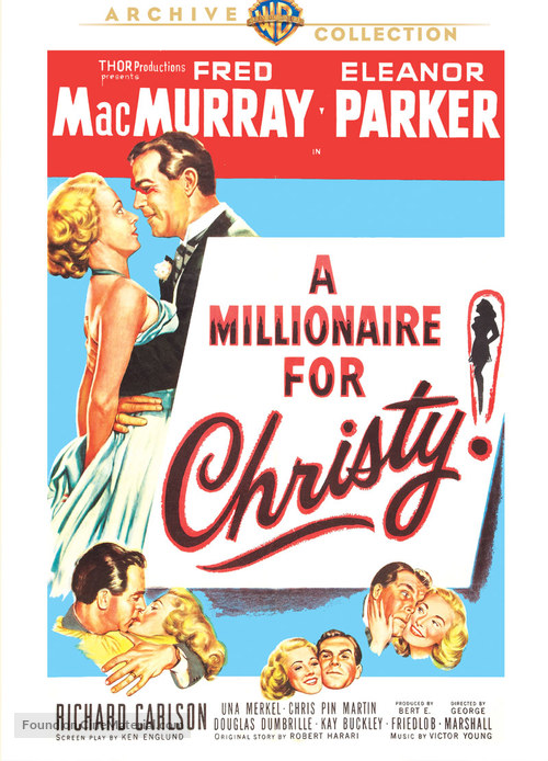 A Millionaire for Christy - DVD movie cover