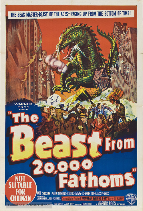 The Beast from 20,000 Fathoms - Australian Movie Poster
