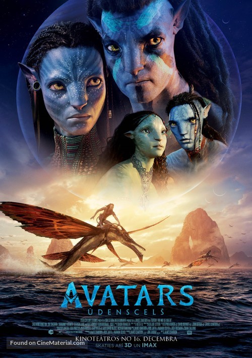 Avatar: The Way of Water - Latvian Movie Poster