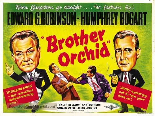 Brother Orchid - British Movie Poster