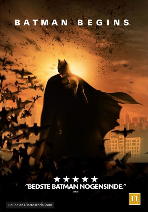 Batman Begins - Danish Movie Cover