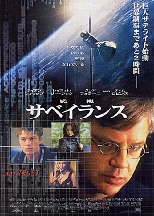 Antitrust - Japanese Movie Poster
