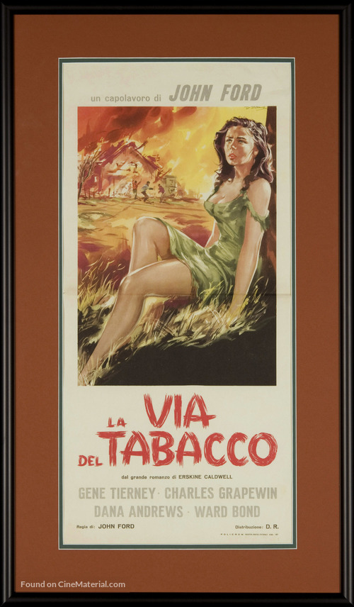 Tobacco Road - Italian Movie Poster