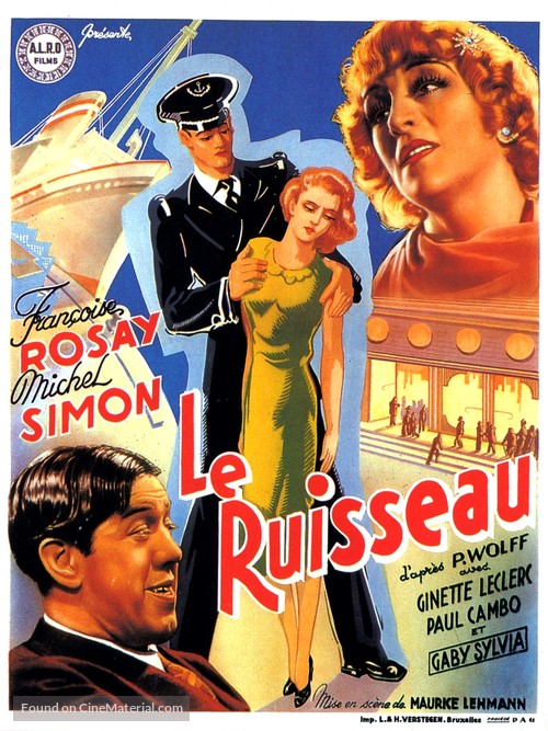 Le ruisseau - Belgian Movie Poster