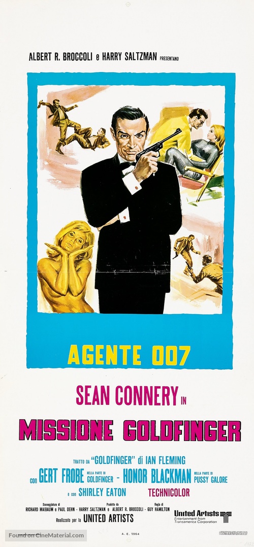 Goldfinger - Italian Movie Poster