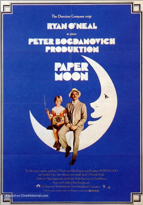 Paper Moon - German Movie Poster