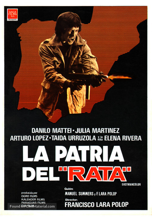 La patria del rata - Spanish Movie Poster