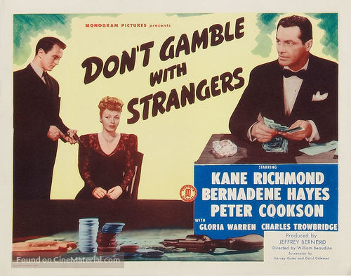 Don&#039;t Gamble with Strangers - Movie Poster