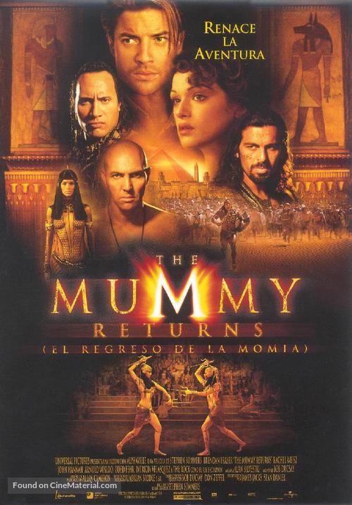 The Mummy Returns - Spanish Movie Poster