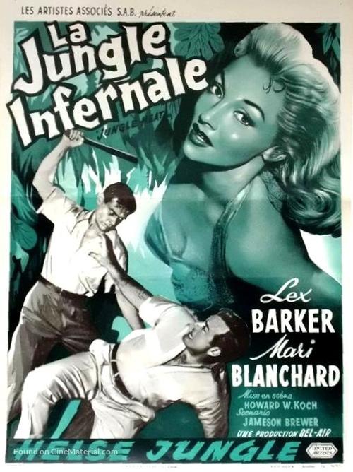 Jungle Heat - Belgian Movie Poster