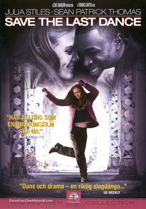 Save the Last Dance - Swedish DVD movie cover