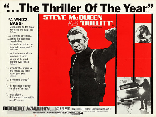 Bullitt - British Movie Poster