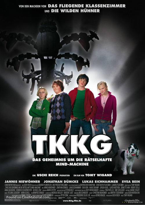 TKKG und die r&auml;tselhafte Mind-Machine - German Movie Poster