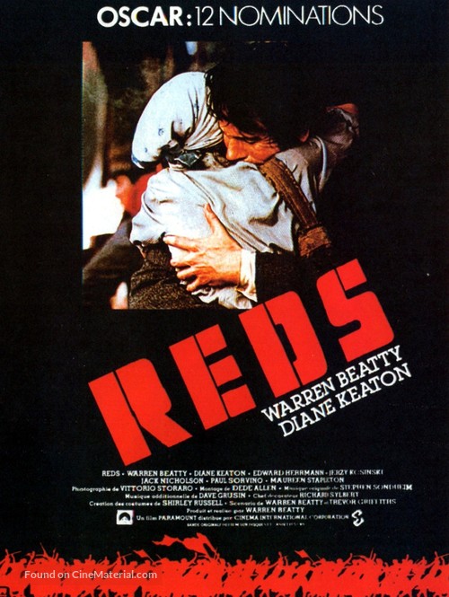 Reds - French Movie Poster